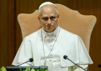 pope leo xiv prepares to speak during the presentation of magnifica humanitas his first encyclical focused on the rise of artificial intelligence at the vatican s aula nuova del sinodo on may 25 2026 photo reuters