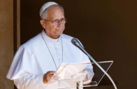 pope leo leads the angelus prayer in piazza della liberta in castel gandolfo near rome italy august 16 2026 photo reuters