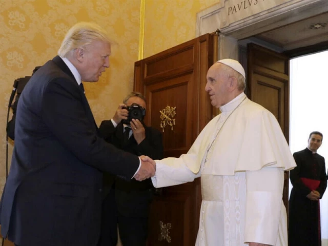 us president donald trump and pope francis in vatican photo afp us president donald trump and pope francis in vatican photo afp
