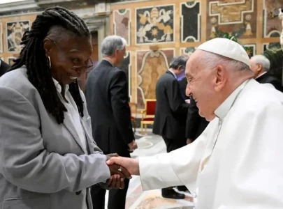 pope francis meets with over 100 comedians at the vatican