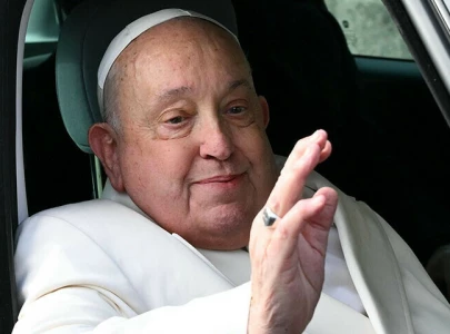 critically ill pope francis shows slight improvement