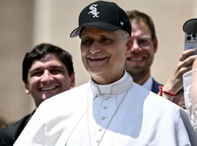 pope leo xiv wears white sox hat at vatican in viral moment pope leo xiv wears white sox hat at vatican in viral moment