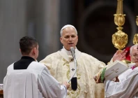 pope leo xiv celebrates christmas holy mass in st peter s basilica at the vatican december 25 2025 photo reuters pope leo xiv celebrates christmas holy mass in st peter s basilica at the vatican december 25 2025 photo reuters