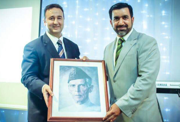 Abbas Rana (R), President Pakistan Association of Australia. PHOTO: FILE 