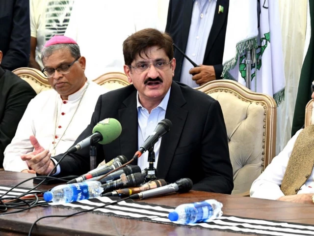 sindh chief minister syed murad ali shah speaks to the media after offering condolences on the passing of pope francis during his visit to cardinal house in karachi on tuesday april 22 photo ppi sindh chief minister syed murad ali shah speaks to the media after offering condolences on the passing of pope francis during his visit to cardinal house in karachi on tuesday april 22 photo ppi