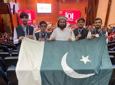 pakistan wins fourbronze medals at ioi