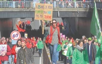 belgians protest austerity reforms