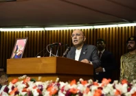 president zardari addressed joint session of parliament for the 9th time at the start of the new parliamentary year photo x