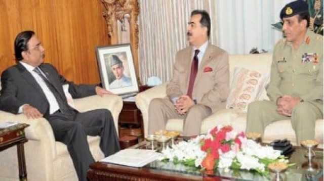 zardari gilani and kayani meet zardari gilani and kayani meet