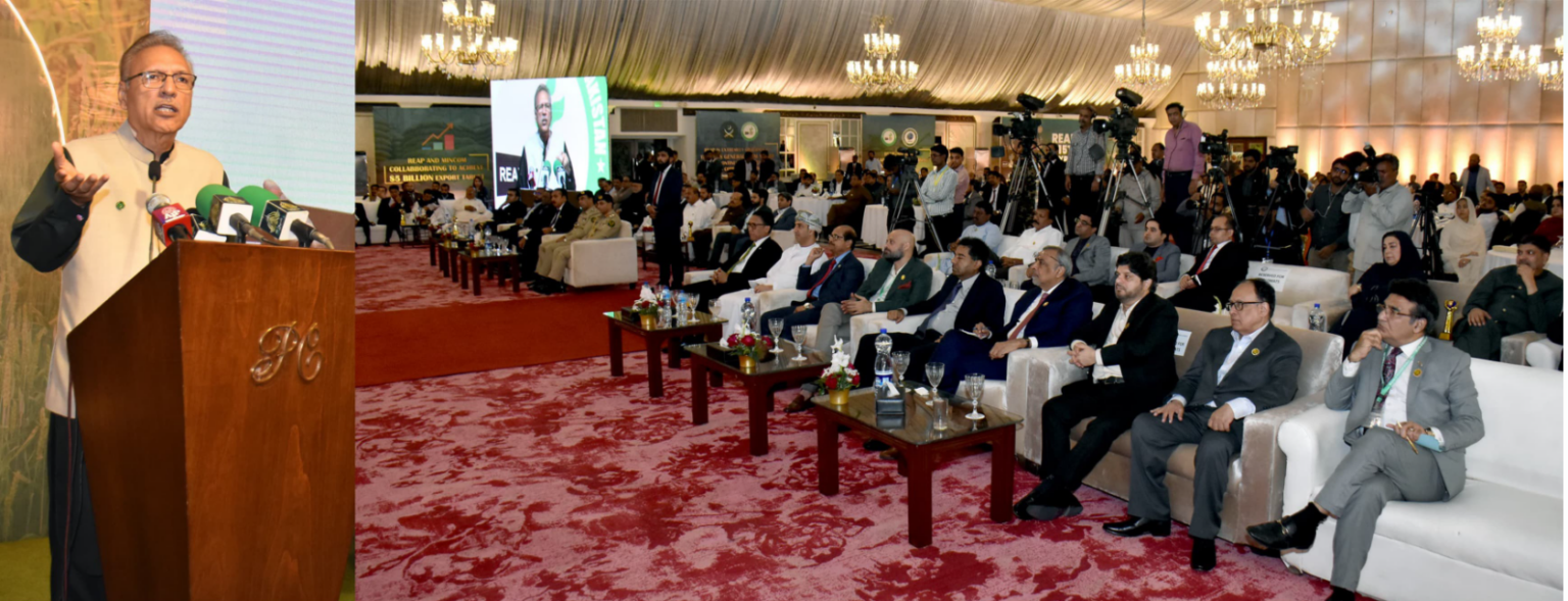 Caretaker govt, COAS trying to bring investment under joint-ventures to improve economy: President. PHOTO: APP