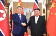 xi jinping general secretary of the communist party of china central committee and chinese president holds talks with kim jong un general secretary of the workers party of korea and president of the state affairs of the democratic people s republic of korea dprk at the kumsusan state guesthouse in pyongyang the dprk june 8 2026 photo xinhua