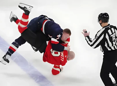 watch heated fight breaks out as usa beat canada 3 1 in 4 nations