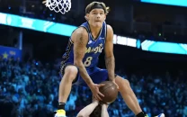 watch mac mcclung s bucket as he wins third nba slam dunk contest