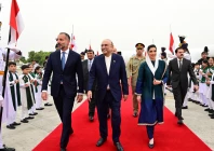 president asif ali zardari receives prince rahim aga khan v at islamabad s noor khan airbase on wednesday photo x