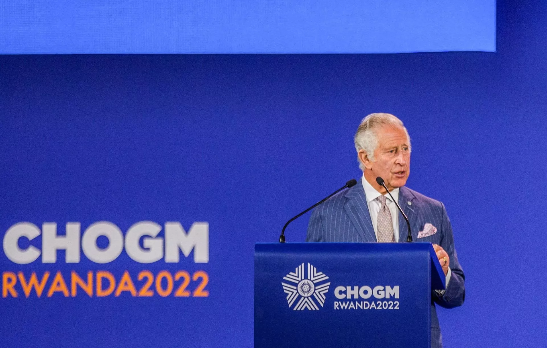britain s prince charles addresses the opening ceremony of the commonwealth heads of government meeting chogm at kigali convention centre in kigali rwanda june 24 2022 reuters jean bizimana britain s prince charles addresses the opening ceremony of the commonwealth heads of government meeting chogm at kigali convention centre in kigali rwanda june 24 2022 reuters jean bizimana