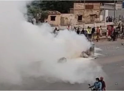 darkness boils over as power protest turns fiery