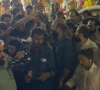 relatives of a missing six year old girl and local residents stage a protest at bohar bazaar chowk in rawalpindi on thursday photo author