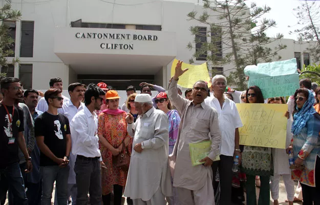 the protesters plan to come back and renew their protest today friday photo ayesha mir express the protesters plan to come back and renew their protest today friday photo ayesha mir express