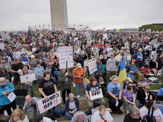 protesters gathered in washington d c april 5 2025 photo reuters protesters gathered in washington d c april 5 2025 photo reuters