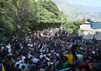 awami action committee aac activists gather during a demonstration in muzaffarabad azad kashmir on october 1 2025 photo afp awami action committee aac activists gather during a demonstration in muzaffarabad azad kashmir on october 1 2025 photo afp