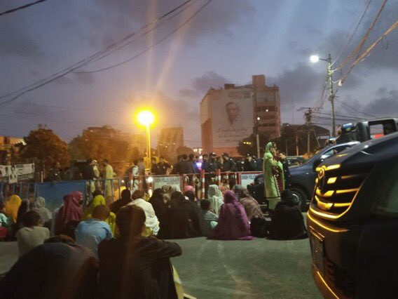 sit in against alleged forced disappearance of two baloch students karachi screengrab twitter