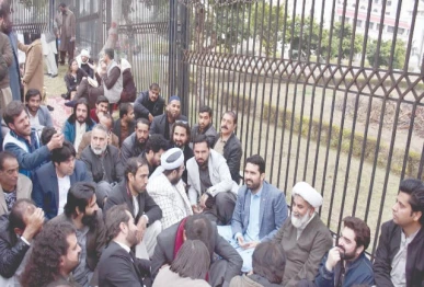 pti leaders lawmakers and workers camp outside the supreme court in islamabad photo sabah