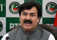 pakistan tehreek e insaf pti khyber pakhtunkhwa k p information secretary shaukat ali yousafzai photo express