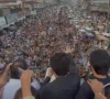 k p cm mohammad sohail khan afridi addressing pti long march in peshawar on october 9 2026 photo screengrab