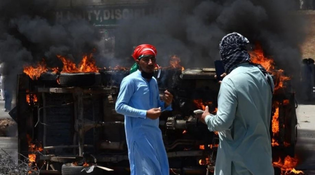 pti protest caused rs145m damage to public property pti protest caused rs145m damage to public property