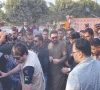 k p chief minister sohail afridi arrives to meet imran khan at adiala jail in rawalpindi photo reuters