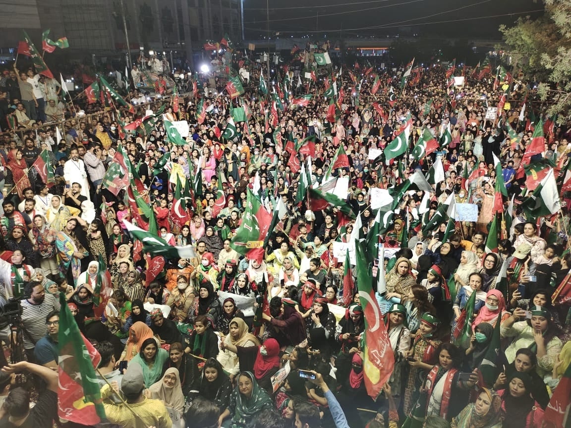 PTI hits the streets against ‘imported govt’