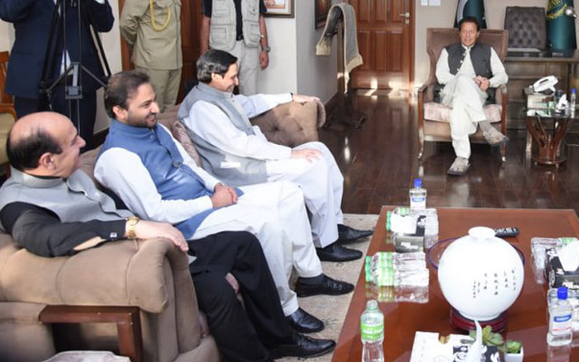 pml q and pti leaders meet on march 28 photo twitter