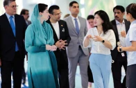 business prospects punjab chief minister maryam nawaz is being briefed during a visit to the headquarters of the chinese tyren wisdom dairy company photo express