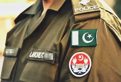 a lahore police spokesperson emphasised that personnel in uniform are required to maintain strict discipline photo file