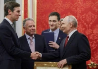 russian president vladimir putin greets jared kushner us president donald trump s son in law and us special envoy steve witkoff during a meeting at the kremlin in moscow russia september 5 2026 photo reuters