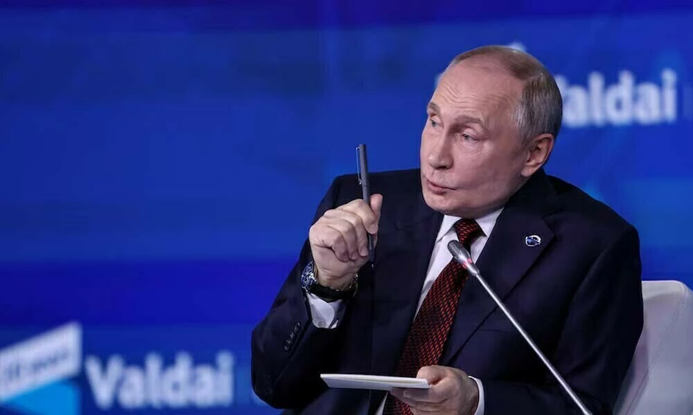russian president vladimir putin praised elon musk for his visionary approach towards technology photo afp russian president vladimir putin praised elon musk for his visionary approach towards technology photo afp