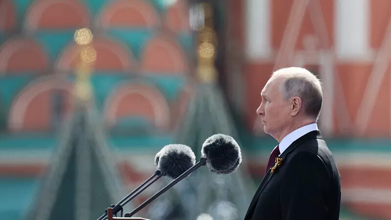 russian president vladimir putin delivers a speech during a military parade on victory day which marks the 78th anniversary of the victory over nazi germany in world war two in red square in central moscow russia may 9 2023 photo reuters russian president vladimir putin delivers a speech during a military parade on victory day which marks the 78th anniversary of the victory over nazi germany in world war two in red square in central moscow russia may 9 2023 photo reuters
