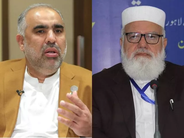 pti leader asad qaiser jamaat e islami ji emir liaquat baloch pti leader asad qaiser jamaat e islami ji emir liaquat baloch