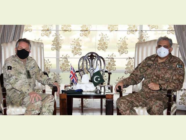uk chief of defence gen sir nicholas patrick carter appreciated pakistan s sincere efforts for peace and stability in the region especially the afghan peace process the ispr reported photo ispr