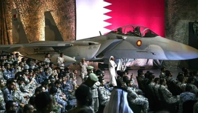us and qatari troops and staff await president donald trump at al udeid airbase southwest of doha qatar on may 15 2025 photo afp us and qatari troops and staff await president donald trump at al udeid airbase southwest of doha qatar on may 15 2025 photo afp