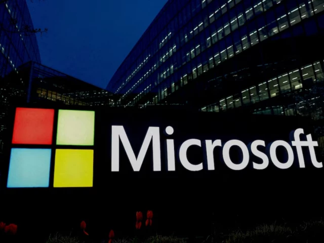 a view shows a microsoft logo at microsoft offices in issy les moulineaux near paris france march 25 2024 reuters a view shows a microsoft logo at microsoft offices in issy les moulineaux near paris france march 25 2024 reuters