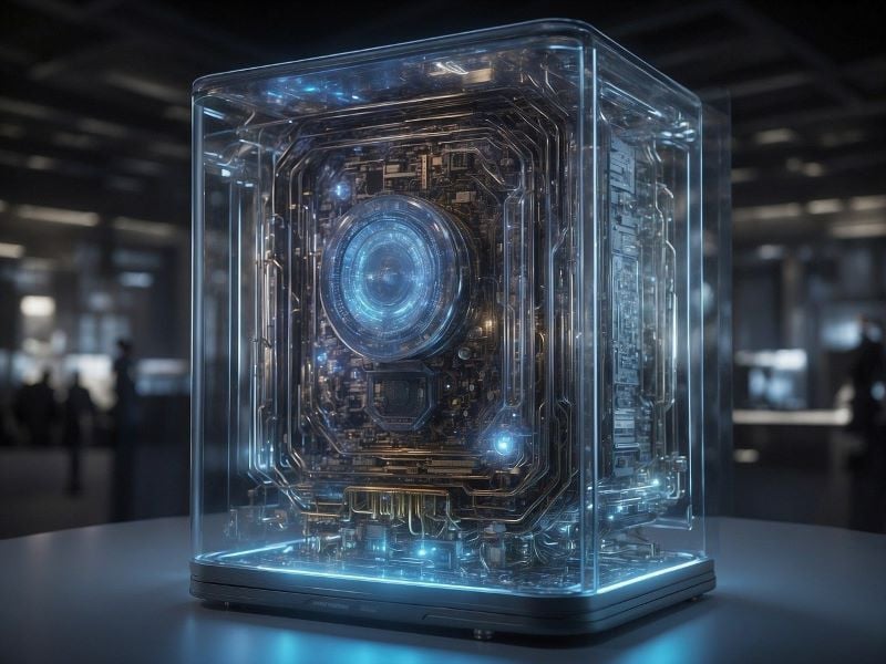 ai generated image of quantum computer photo by pixabay