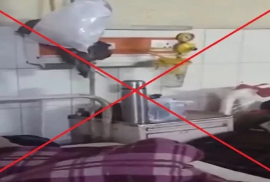 the viral clip shows rats roaming in the civil hospital quetta is false as the actual video shows uttar pradesh s gonda medical college india photo screen grab of viral video