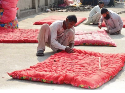 traditional cotton quilt making fades with modernisation