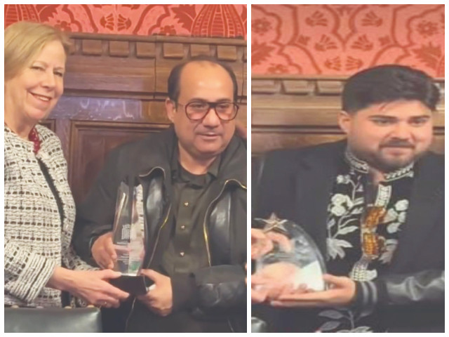 Rahat Fateh Ali Khan honoured at UK Parliament event
