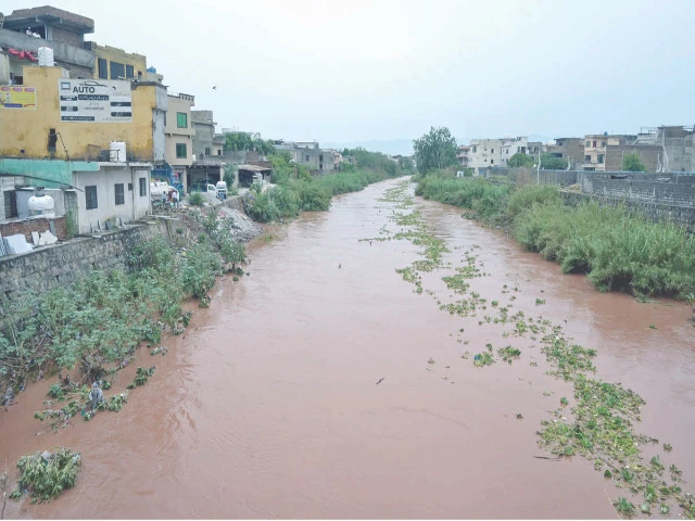 water level in nullah lai rises following rains in rawalpindi photo app water level in nullah lai rises following rains in rawalpindi photo app