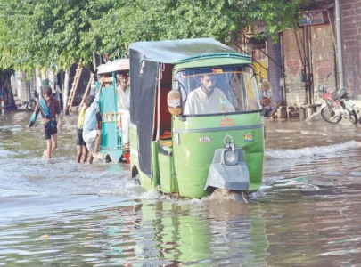 city rain inundates low lying areas