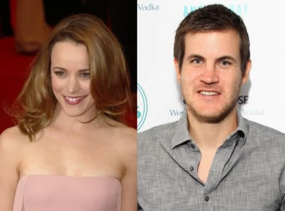 rachel mcadams thanks partner jamie linden during hollywood walk of fame speech