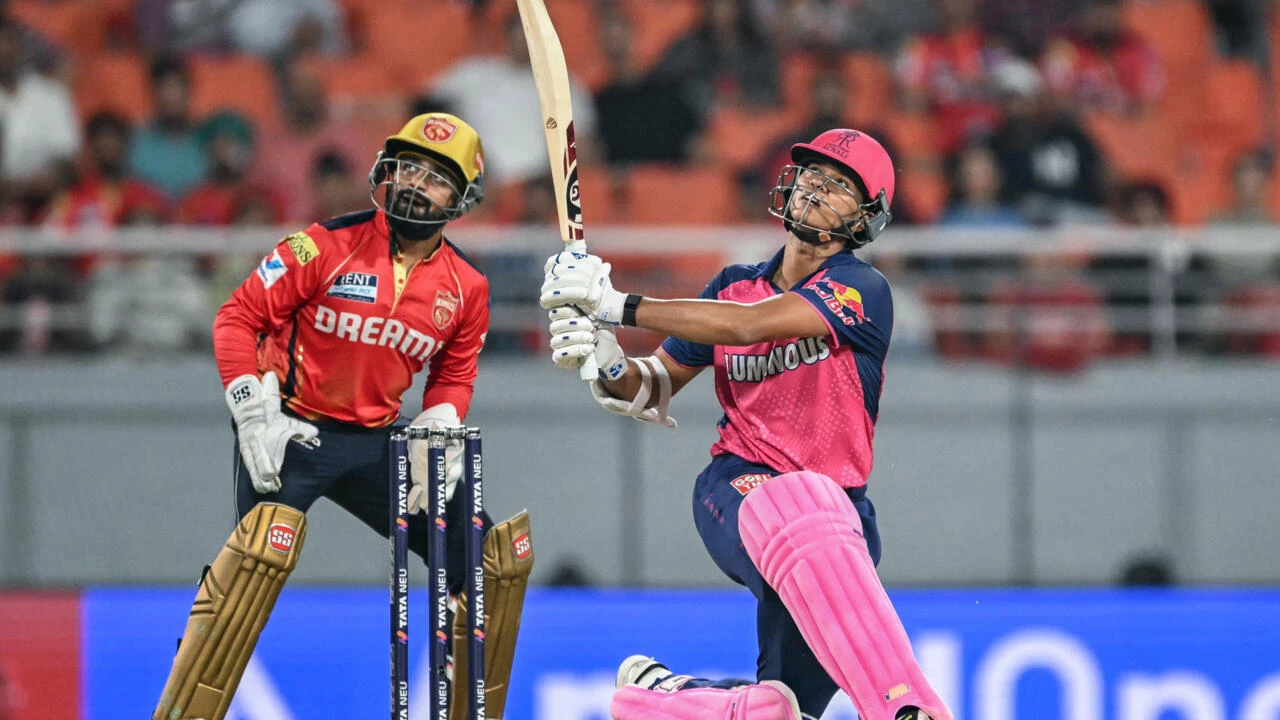 rajasthan royals opener yashasvi jaiswal made 67 to set up a 50 run win over punjab kings in the ipl photo afp rajasthan royals opener yashasvi jaiswal made 67 to set up a 50 run win over punjab kings in the ipl photo afp