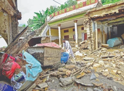 floods destroy schools in hazara floods destroy schools in hazara